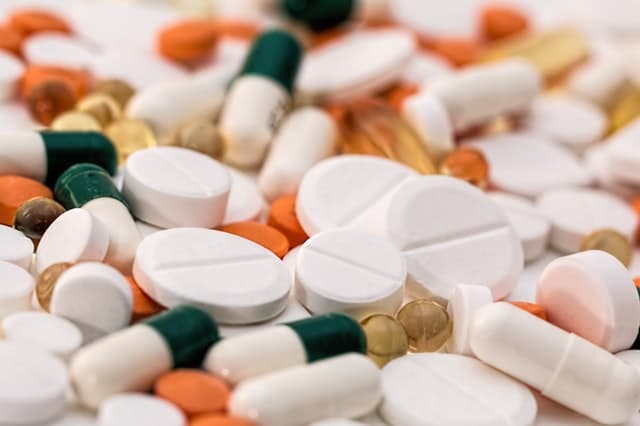 Medication pills in a pile - Decibel Hearing