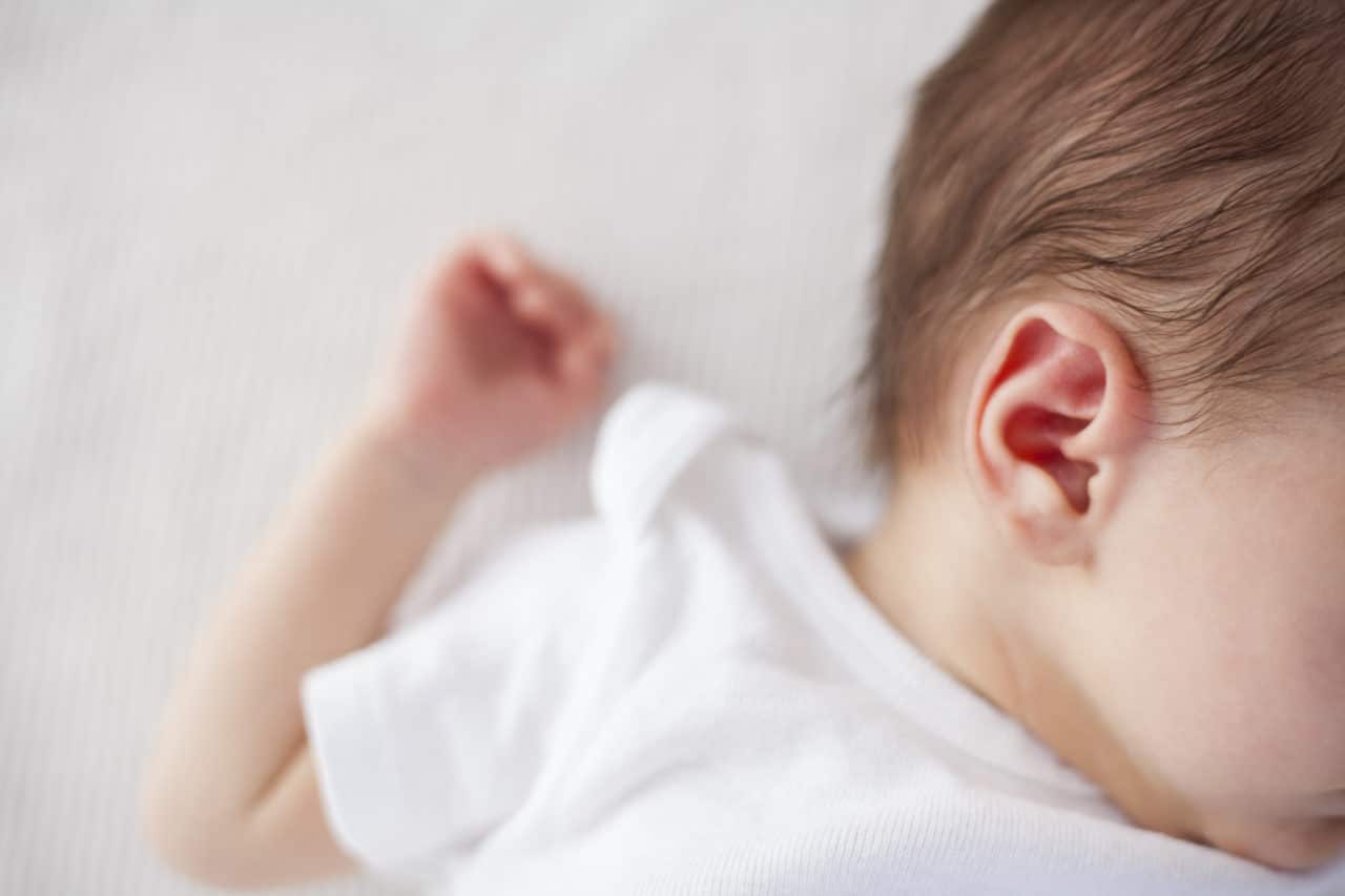 a baby's ear